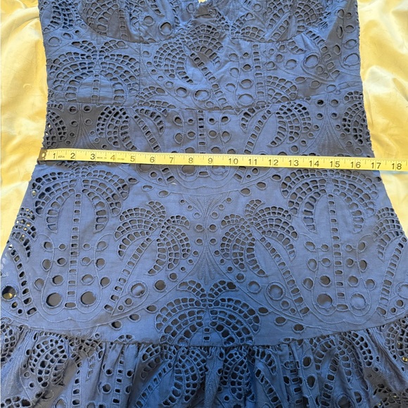 FARM Rio Richilier Eyelet Palm Midi Dress - Picture 8 of 8